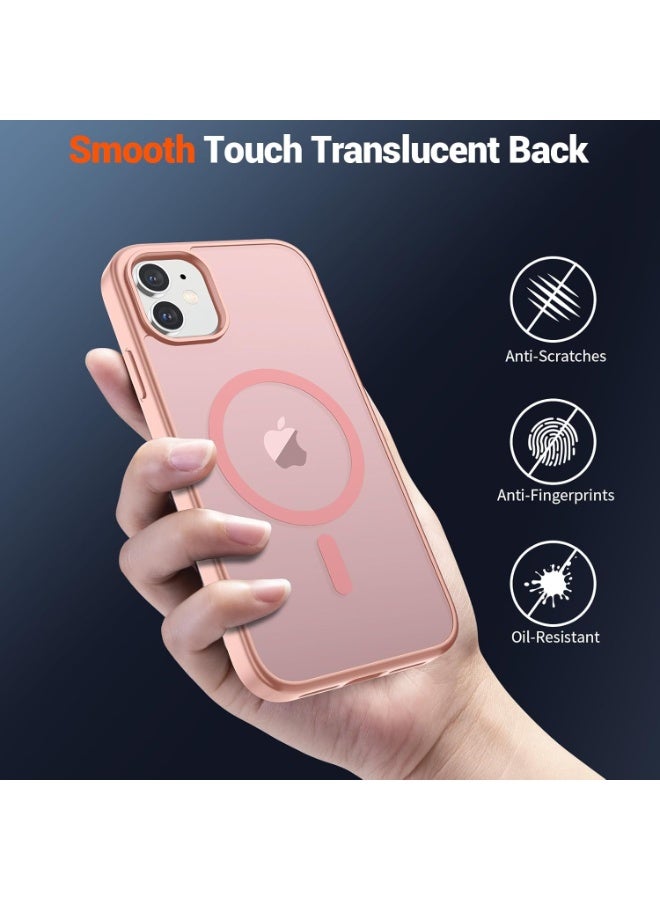 ACLIX Magnetic Case for iPhone 11 [Shockproof & Slim] Matte Hard Back Cover with high-Grade Protection | Pink - Image 3